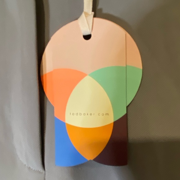 NWT Gray/Purple Ted Baker Ankle Length Pants - Picture 3 of 8